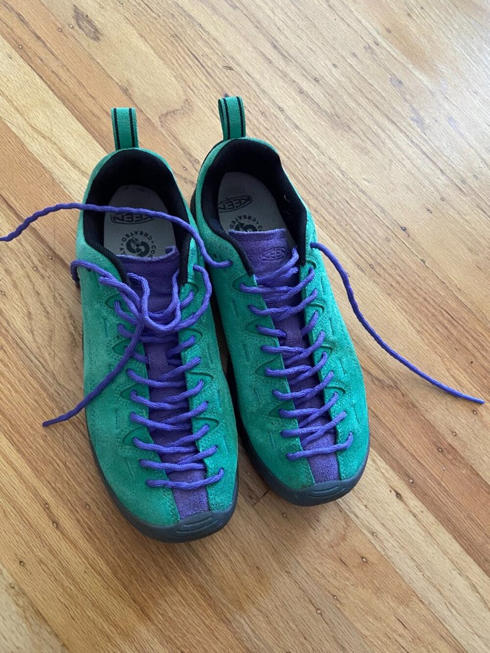 Purple/green Keen Jasper size 10